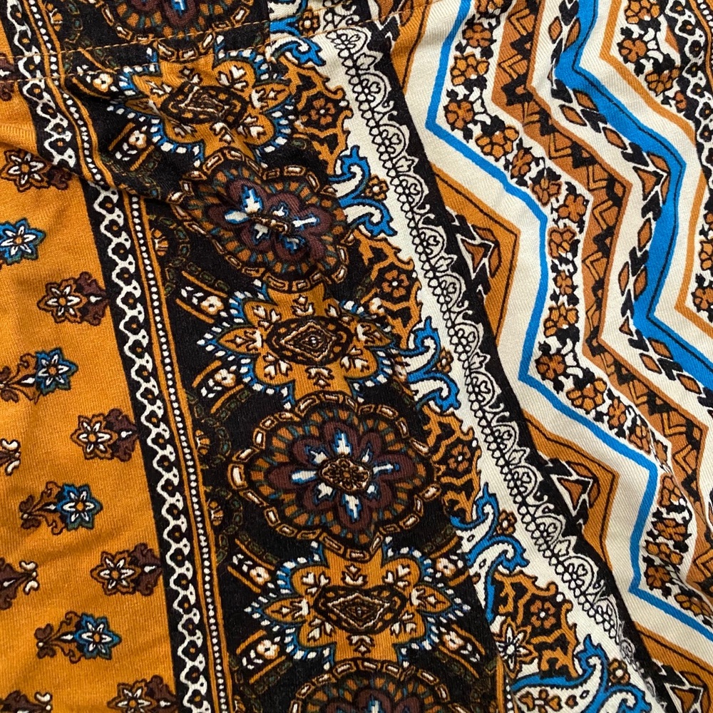 Patterned Flare Pants - image 2